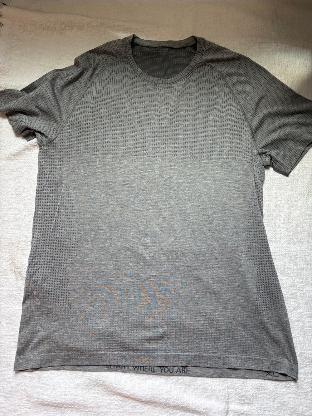 lululemon athletica Men's Heather Gray Short-Sleeve Crew